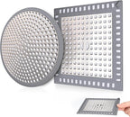 2Pcs Shower Drain Hair Catcher, 4.72" Shower Drain Cover, All-in-One Universal by Unknown