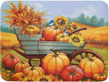 Thanksgiving Autumn Harvest Pumpkin Dish Drying Mat by Sweetshow