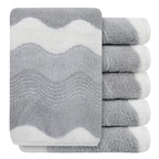 SINLAND Absorbent Coral Velvet Washcloth Ultra Soft Microfiber Face Towels 12 x by SINLAND