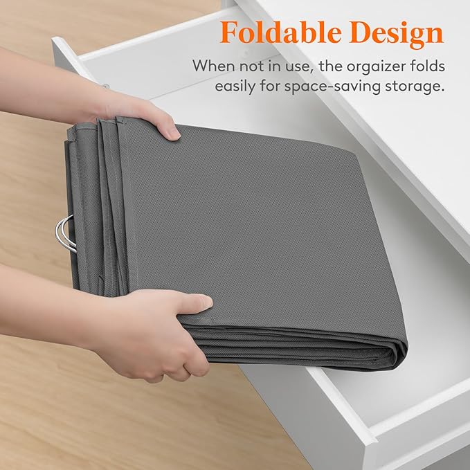 Lifewit Dual-Row Shelf Hanging Closet Organizer and Storage, Clothes Shelves - Image 9
