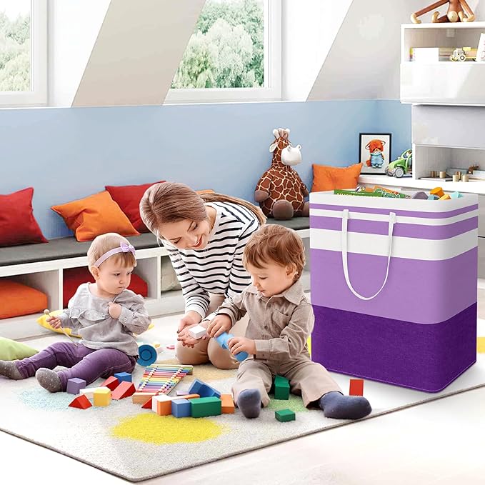 StorageRight Large Collapsible Laundry Basket Hamper - Image 7