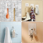 20Pcs Heavy Duty Self Adhesive Hooks, No-Trace Sticker Frame Hangers Without - Image 5