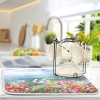 Absorbent Dish Drying Mat for Kitchen Counter - Image 5