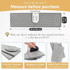 Stone Faucet Mat For Kitchen Sink, Super Absorbent, Sink Stone Quick Dry Around - Image 2