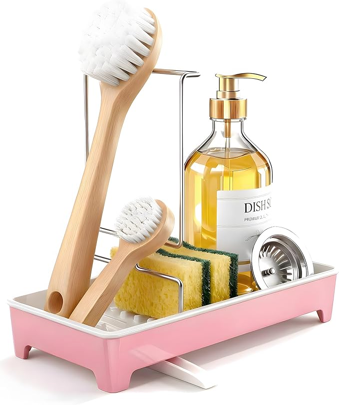 Minimalist Sink Caddy, Rustproof Sponge Holder - Image 2