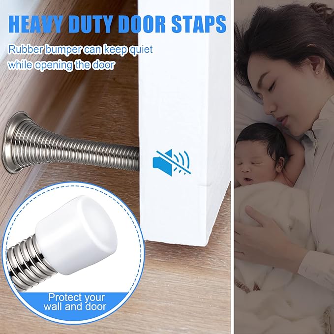 Chumia 36 Pieces Spring Door Stopper - Image 5
