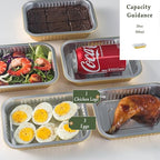 6" x 4" Shallow Heavy-Duty Aluminum Foil Pans - Image 2