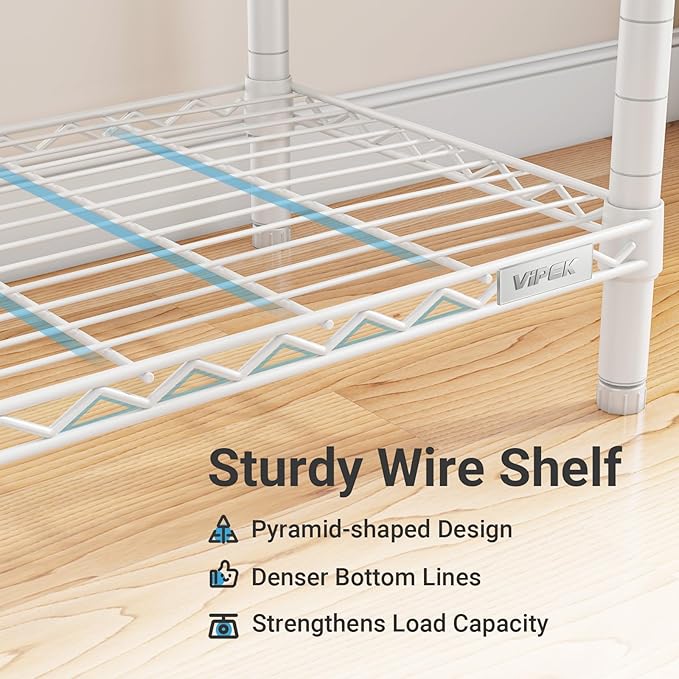 VIPEK V5 Medium Portable Closet Wardrobe Heavy Duty Clothes Rack, Freestanding - Image 6