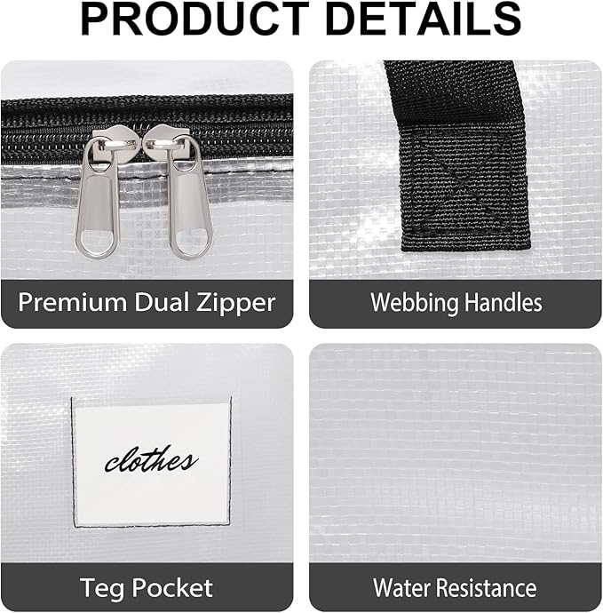 Moving Bags Heavy Duty – Clean Packing Solution, Large Storage Totes - Image 4