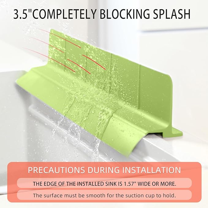 23" Ultra Silicone Sink Splash Guard Released in 2025/Dec - Image 4