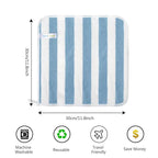 SINLAND Microfiber Facial Cloths Fast Drying Washcloth 12inch x 12inch - Image 2