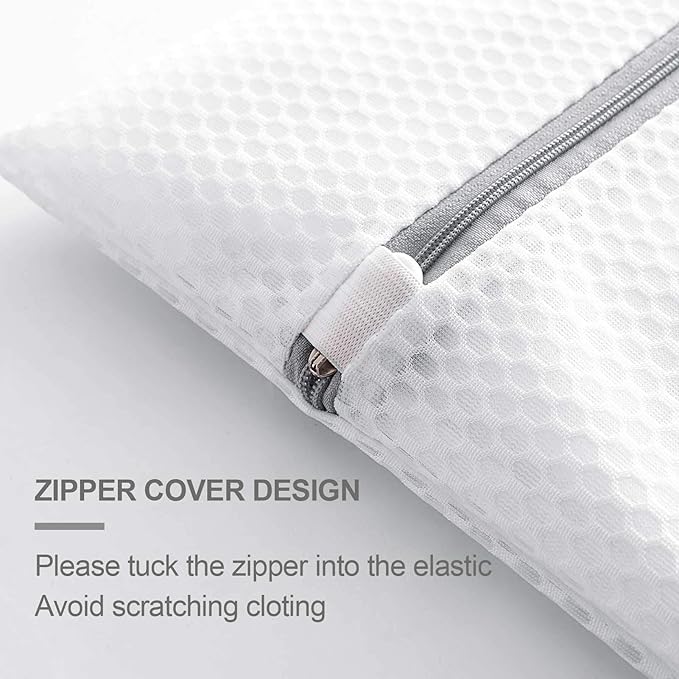 Oversized Honeycomb Mesh Laundry Bags, 2 Pack 35x43.3 inch Heavy Duty Delicate - Image 4