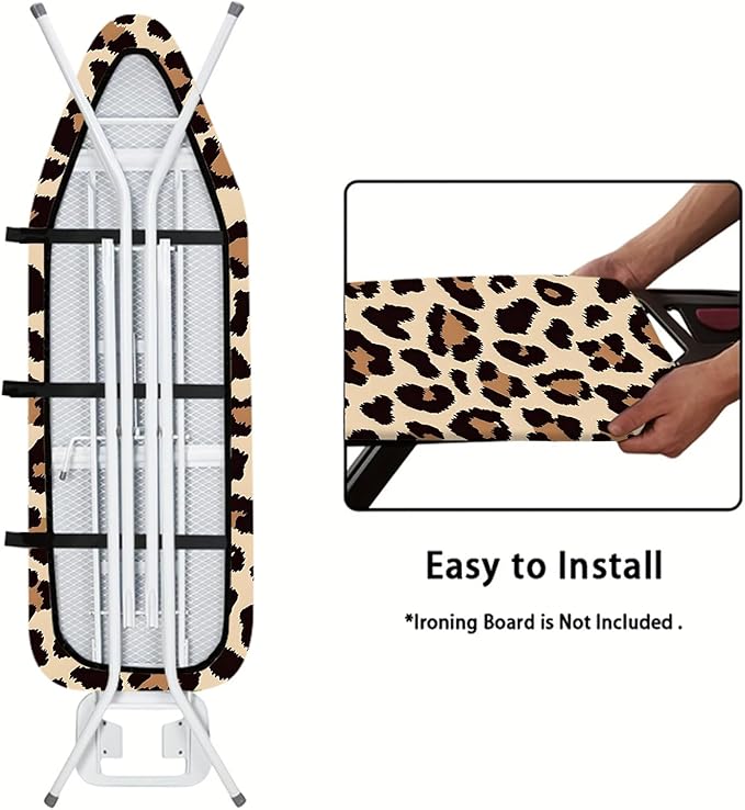 Nuxovilar Leopard Print Ironing Board Cover, 15 * 54inch, Fits Most Standard - Image 5