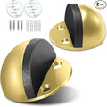2 Pack Door Stop, Adhesive Floor Door Stoppers by Gudui