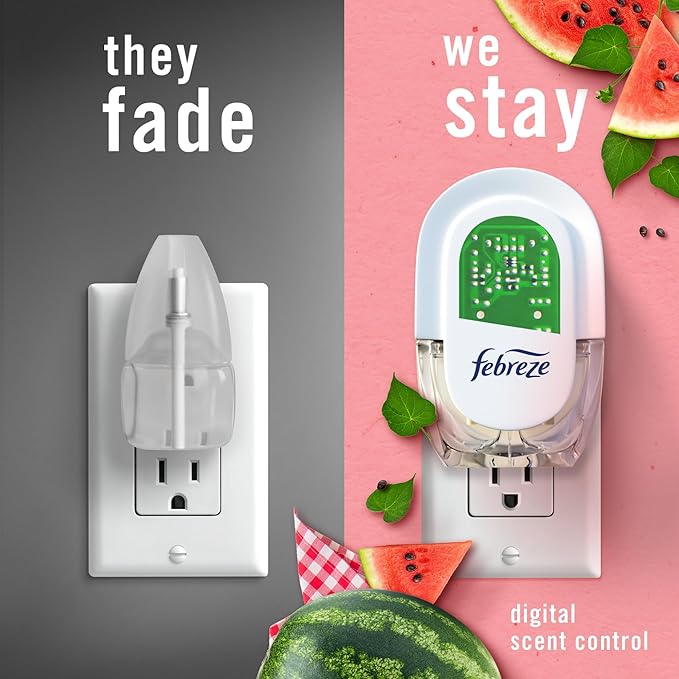 Febreze Odor-Fighting Fade Defy PLUG Air Freshener, Southern Lilac Mornings - Image 6