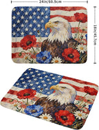4th of July American Flag Eagle Dish Drying Mat - Image 2