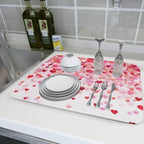 Valentine's Day Dish Drying Mat 18 x 24 Inch - Image 6