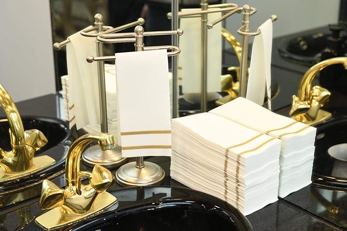Disposable Hand Towels for Bathroom, Wedding Napkins for Tables, and Restrooms - Image 8