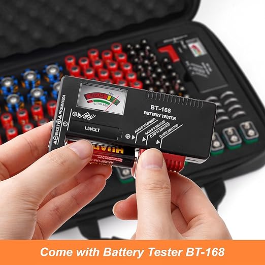 Battery Organizer, Battery Organizer Storage Case - Image 2