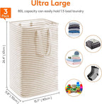 Lifewit 3 Pack Laundry Hamper Large Collapsible Laundry Baskets, Freestanding - Image 2