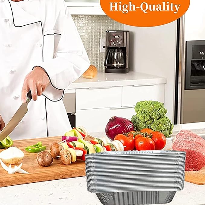 Aluminum Pans 9x13 Disposable Foil Pans Half Size Deep Steam Table Pans Extra - Image 4