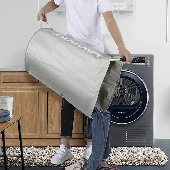 ZEROJETLAG 115L X-Large Laundry Basket Collapsible Hamper - Image 7