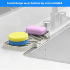 Sponge Holder for Kitchen Sink, Dish Sponge Holder & Soap Tray - Image 3