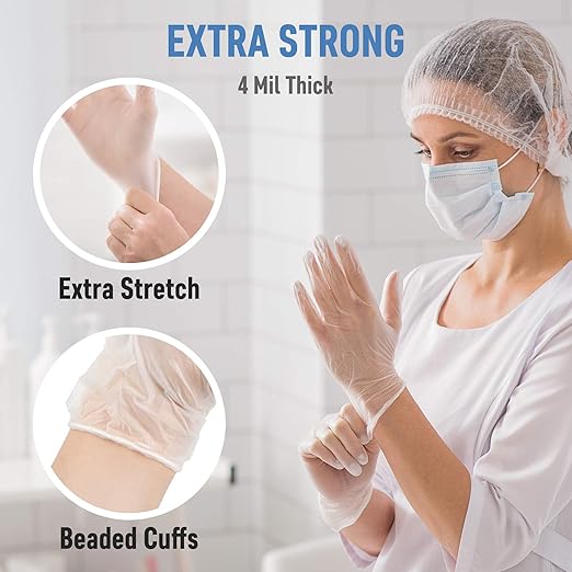 Powder Free Disposable Gloves Small, - Image 3
