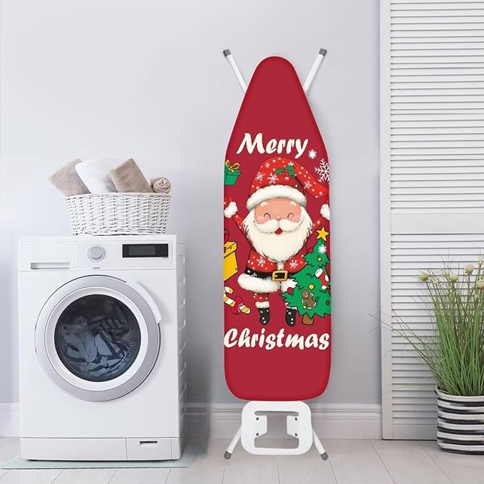 ZDCUSTOM Santa Claus Ironing Board Cover Standard Size 52"x13" Ironing Board - Image 3