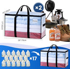 TAILI Extra Large Moving Bags, 2 Pack Clear Heavy Duty Totes - Image 6