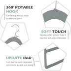 Velvet Pants Clothes Hanger Space Saving Non Slip Pants Shorts Hanger, - Image 7