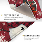 Christmas Snowman Dish Drying Mat - Image 3