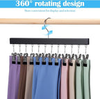 Legging Organizer for Closet 4 Pack, Pants Leggings Hangers - Image 2