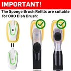 Sponge Brush Refills for OXO Soap Dispensing Dish Brush - Image 2