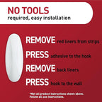 Command Medium Designer Hooks, 9 Hooks and 12 Strips, Damage-Free Hanging Wall - Image 6