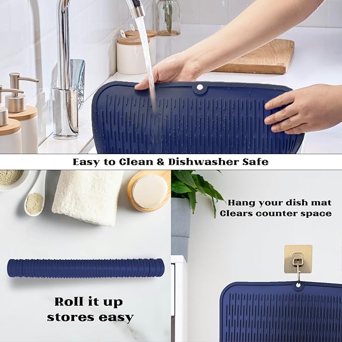 ZLR Large Silicone Dish Drying Mat - Image 4