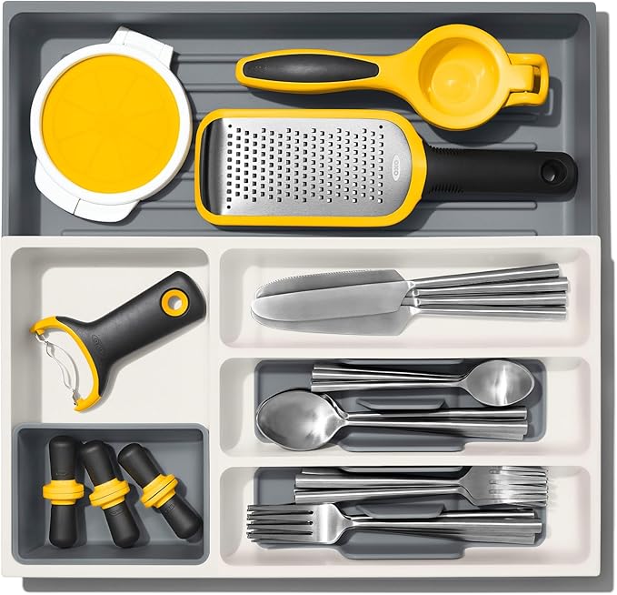 OXO Good Grips Kitchen Drawer, Expandable Utensil Organizer - Image 5
