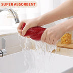 Kitinjoy 100% Cotton Waffle Weave Kitchen Hand Towels - Image 4