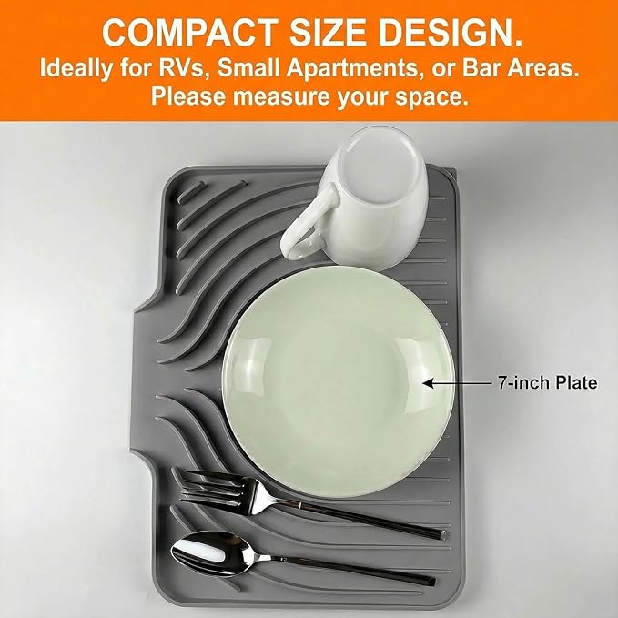 Compact Dish Drying Mat - Image 3