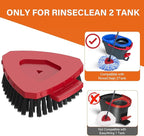 Upgraded Spin Mop Replace Scrub Mop Brush Compatible - Image 2