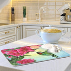 Ultra Absorbent Microfiber Dish Drying Mat, Hummingbird - Image 6