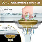 Kitchen Sink Drain Gold Sink Drain Strainer - Image 7