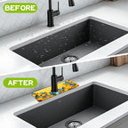 Kitchen Sink Splash Sunflowers and Blue Butterflies Guard Faucet Mat Super - Image 6