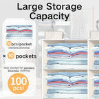White 5-Tier Hanging Closet Storage Organizer - Image 7