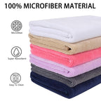SINLAND Brushed Microfiber Facial Cloths Fast Drying Washcloth 12inch x 12inch - Image 5
