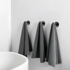 TUNNY 5 Pack Round Towel Hooks-Oil-Rubbed Bronze Modern Coat Hooks Shower Towel - Image 6