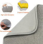 2Pack Large Dish Drying Mat for Kitchen Counter, 24 x 17 Inch Microfiber - Image 3