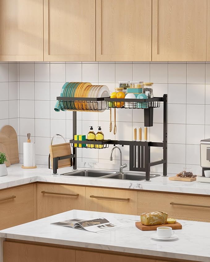 Over The Sink Dish Drying Rack - Image 8