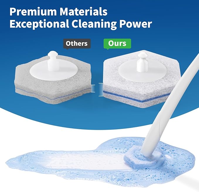 Compatible with Clorox Toilet Wand – Disposable Toilet Brush Head Refills - Image 5