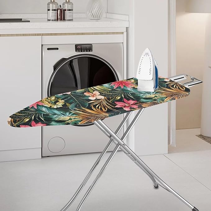 Leaves Floral Ironing Board Covers Standard Stylish Washable Ironing Board - Image 2